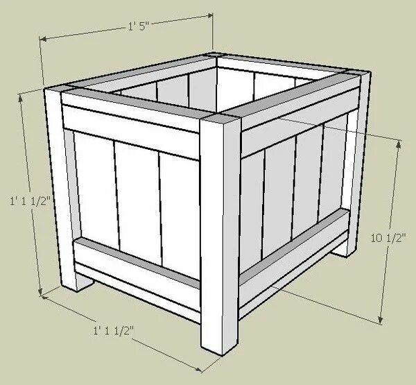 Кашпо своими руками схема Wood Headboard King Bed - Foter Jardinière en bois, Jardinière balcon, Boîtes de