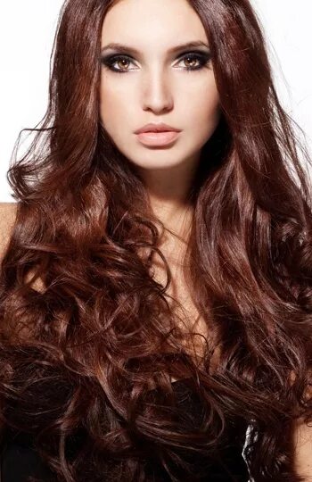 Каштан цвет волос фото Long Curly Wavy. I want her hair Brunette hair color, Brown hair colors, Hair