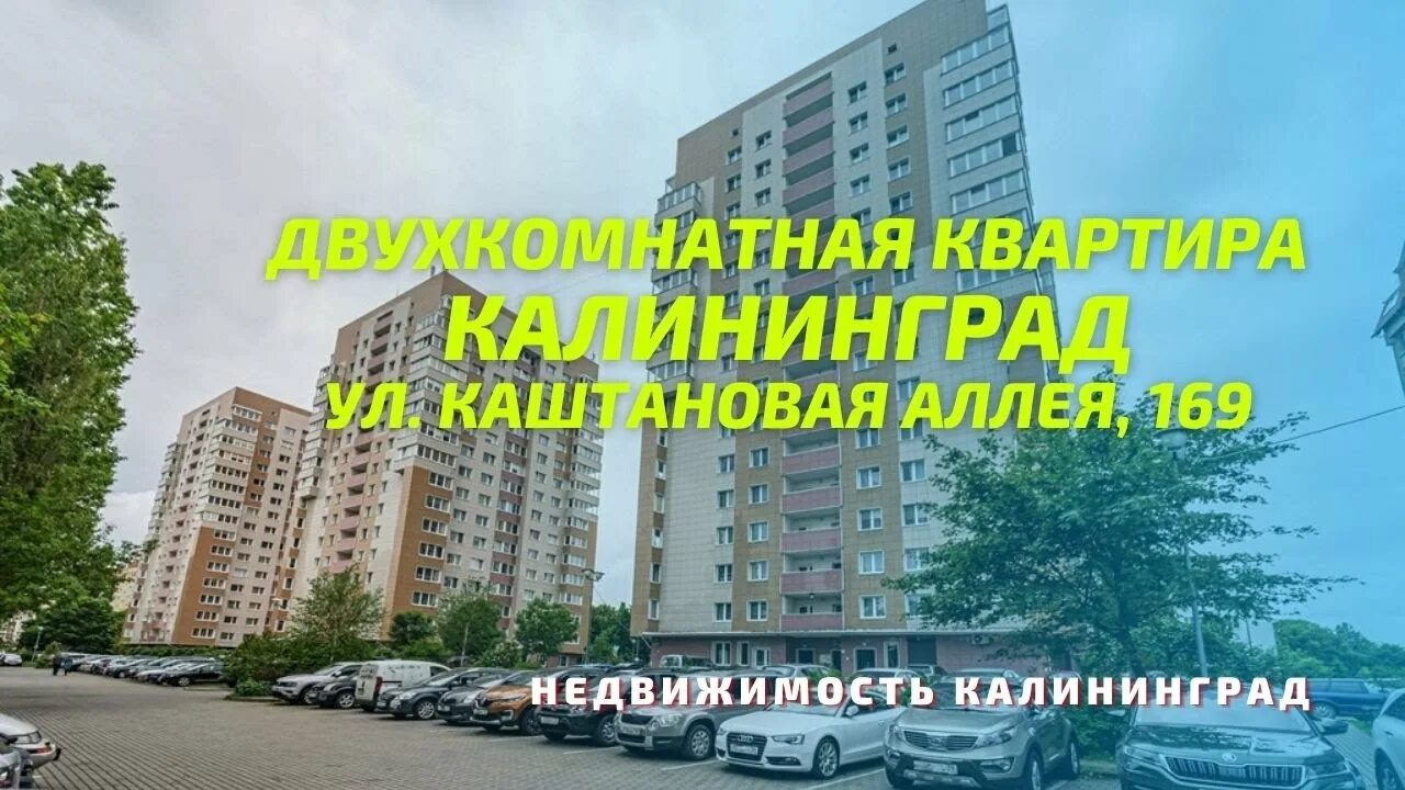 Каштановая аллея калининград фото Двухкомнатная квартира ул. Каштановая аллея, 169 Недвижимость Калининград - YouT