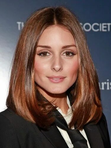 Каштановое каре фото Olivia Palermo Long hair styles, Lob haircut, Short hair styles