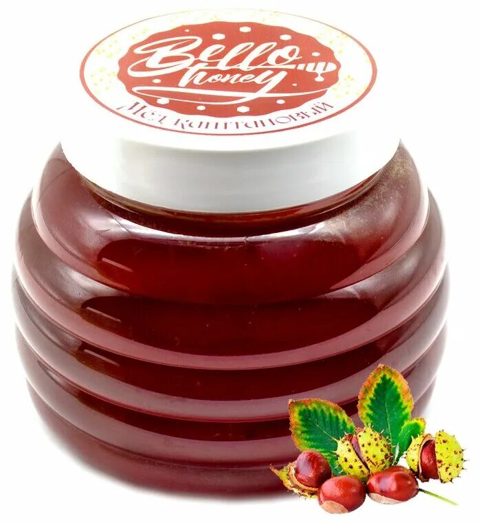 Каштановый мед фото Мёд каштановый 1000гр BelloHoney - купить по выгодной цене на Яндекс.Маркете