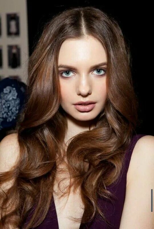 Каштановый цвет волос фото для серо голубых Nice Hair Color Gorgeous hair, Hair beauty, Hair makeup