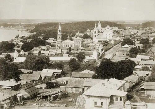 Касимов советские фото Вид на северную часть города, 1895 - 1904, г. Касимов и Касимовский район Город,