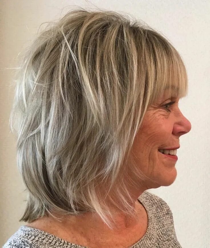 Каскад фото на женщинах 50 лет 20 Youthful Shaggy Hairstyles for Fine Hair over 50 Thin hair haircuts, Bob hair