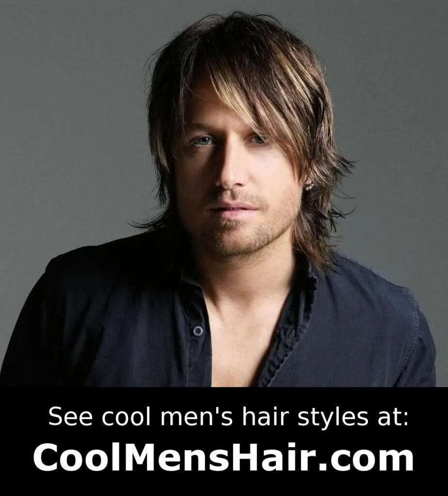 Каскад мужской на средние волосы фото Keith Urban Hairstyle Urban hairstyles, Hair styles, Face shapes