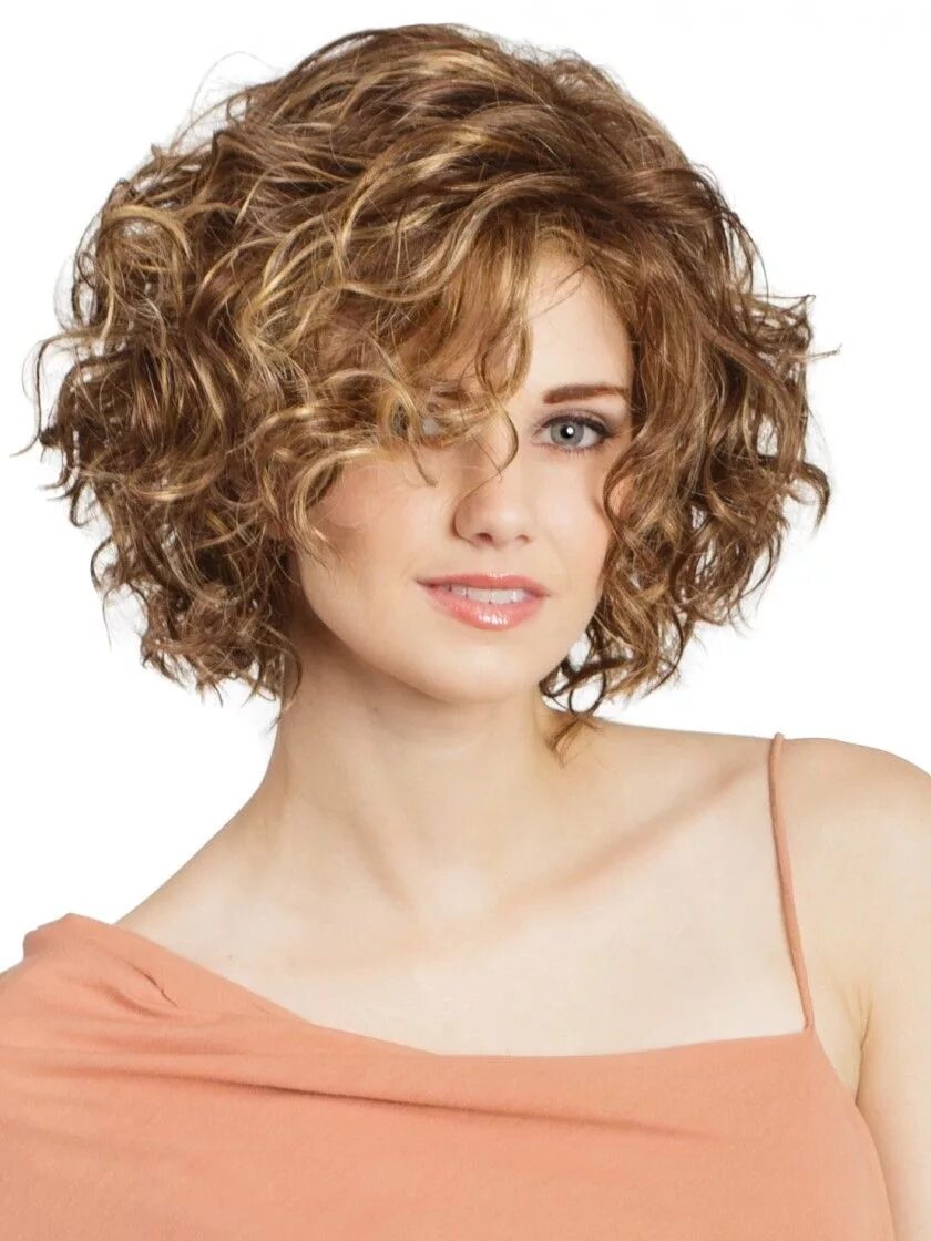 Каскад на короткие кудрявые волосы фото Haily Lace Front Wig Curly hair photos, Curly hair styles, Curly bob hairstyles