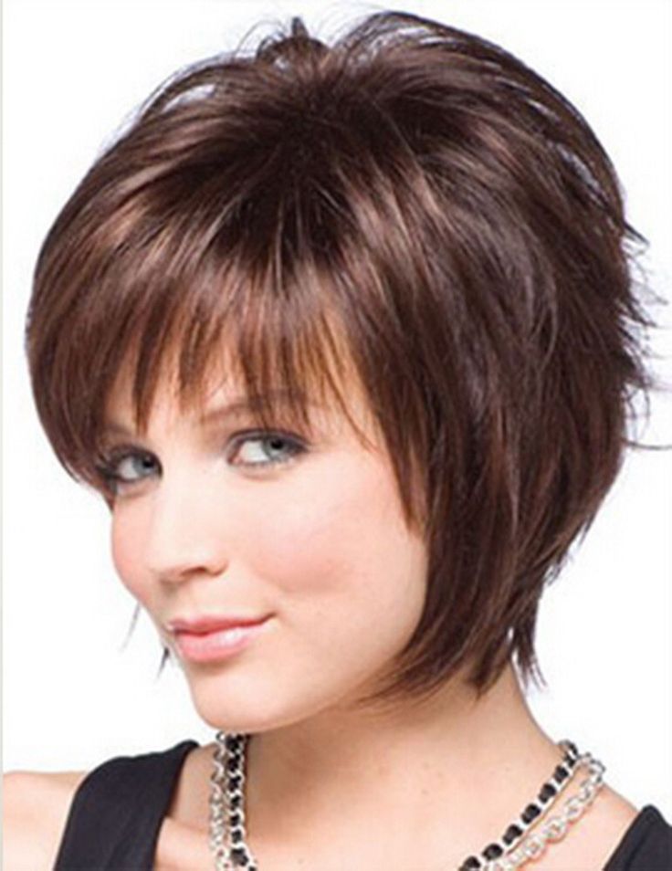 Каскад на короткие темные волосы фото Прически и как их делать - Фото OK.RU Short hairstyles for thick hair, Short hai