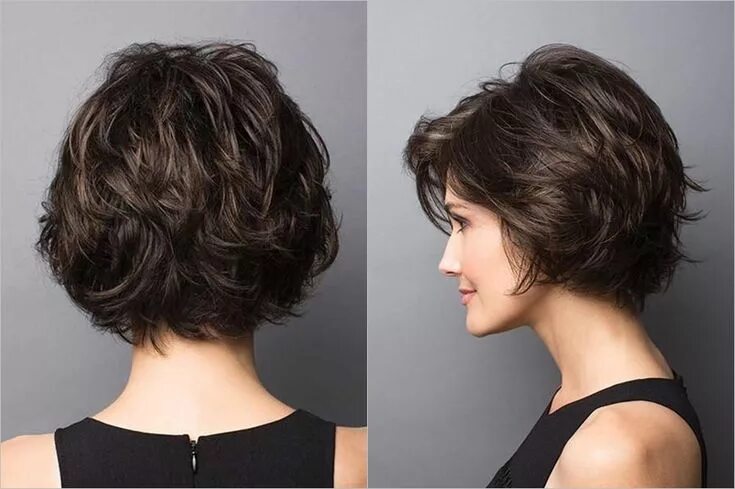 Каскад на короткие темные волосы фото Página não encontrada ⋆ De Frente Para O Mar Short wavy hair, Haircuts for wavy 