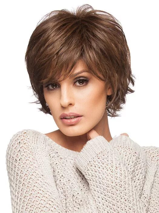 Каскад на короткие волосы 2024 фото 2019 Женская стрижка Итальянка Short hair with layers, Wig hairstyles, Hair piec