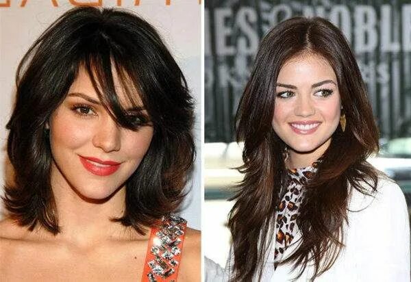 Каскад на овальное лицо фото Haircuts for thin hair for volume are: selection rules, photo styling Hairstyles