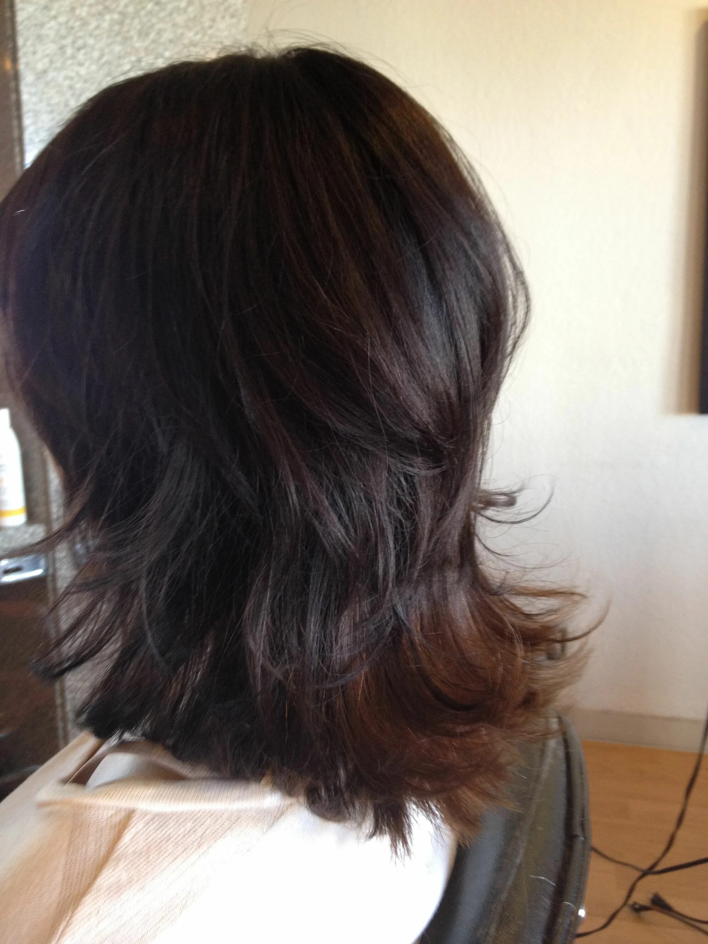 Каскад на средние темные волосы фото Pin by Heather Wakefield on My work Long curly hair, Shag hairstyles, Hair lengt