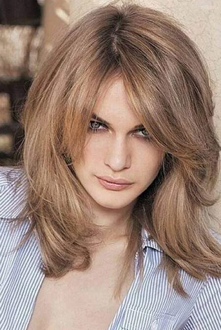 Каскад на средние волосы фото Best Medium Length Hairstyles for Women Medium length hair with layers, Shoulder