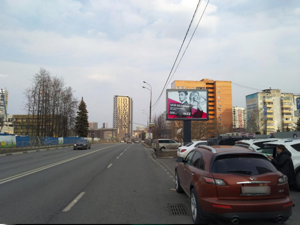 Каскад новомытищинский просп 39 мытищи фото Мытищи, Новомытищинский проспект, д. 5, к. 1, Ситиборд Рекламное агентство полно