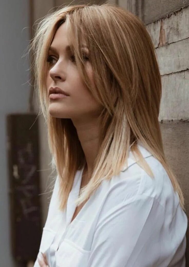 Каскад с удлиненной челкой фото Pin on Hair ideas!! :) Long hair styles, Medium hair styles, Long layered hair