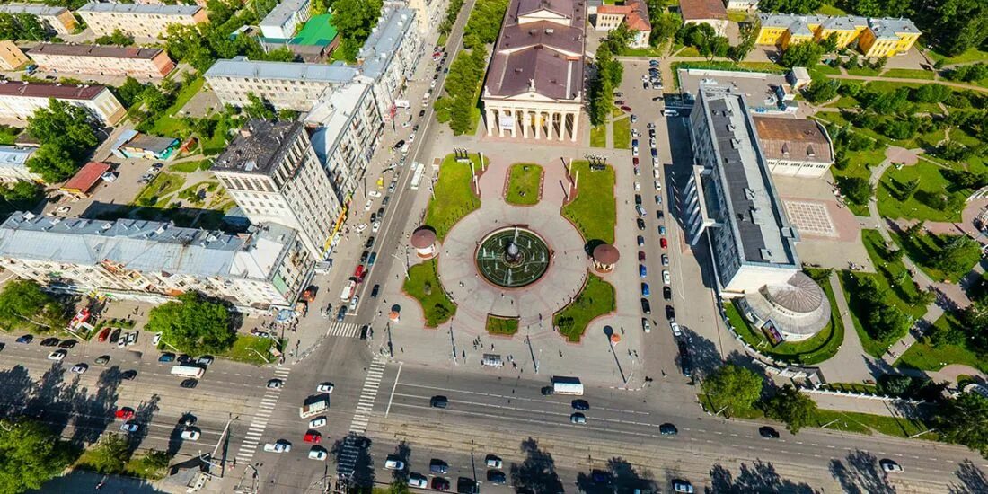 Каскад центральная площадь 1 фото Новокузнецкий драмтеатр был построен в усечённой версии (ФОТО, ВИДЕО) - Новости 