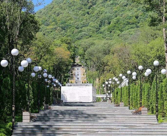 Каскадная лестница железноводск фото КМВ. Часть 11, Железноводск Солнце светит всем Дзен