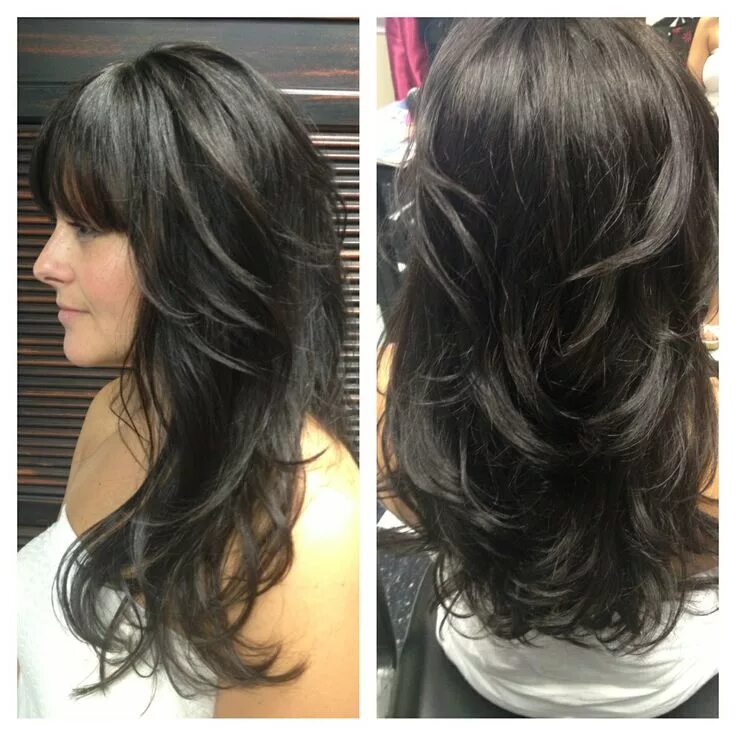 Каскадная прическа на длинные волосы Pin by Melissa Estrada on hAiR Long hair styles, Long layered hair, Hair styles