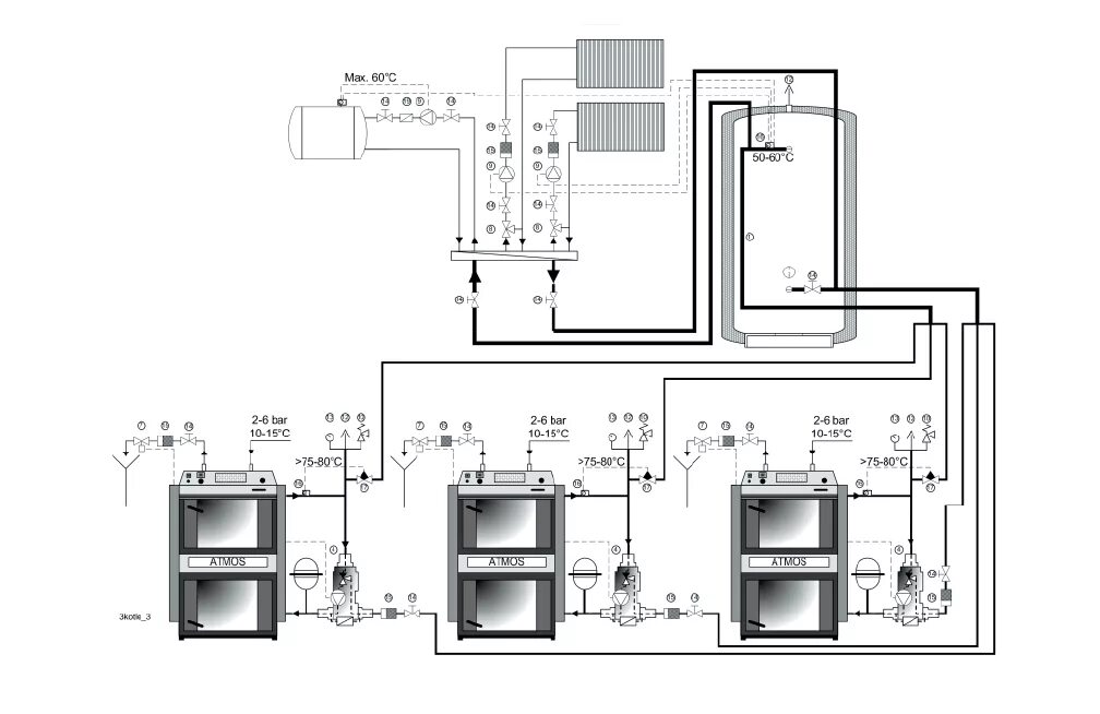 Каскадная схема подключения котлов 42 рекомендованных подключения с аксессуарами
