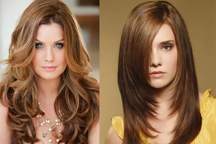 Каскадная стрижка на длинные волосы фото Layered hairstyles and haircuts 2017 Medium length hair with layers, Thick hair 