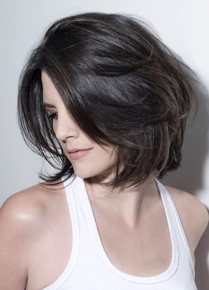 Каскадное каре фото Pin de Gabriela Ginglass em Cabelo 2016 Cabelo, Cabelo bob, Cabelo curto