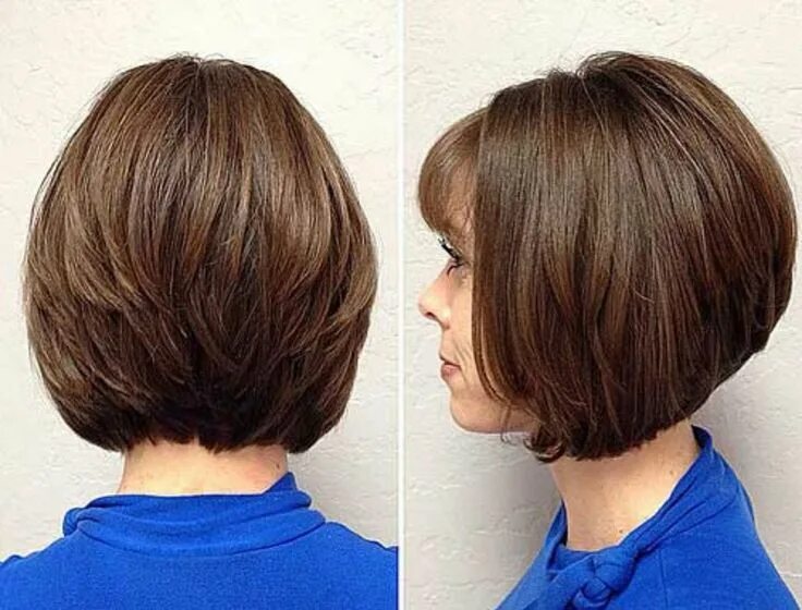 Каскадное каре фото спереди и сзади 50 Trendy Inverted Bob Haircut Ideas for 2024 Asymmetrical bob haircuts, Short b