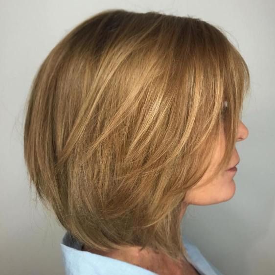 Каскадное каре фото стрижки 60 Most Prominent Hairstyles for Women Over 40 Short hair styles for round faces