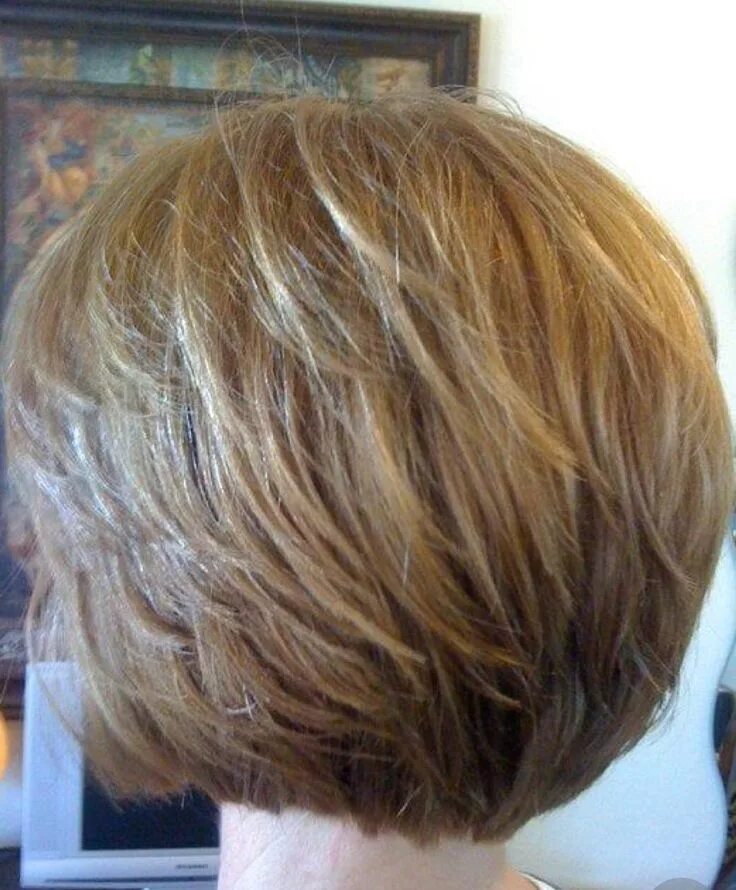 Каскадное каре фото вид сзади Pin on Short bobs Short stacked bob hairstyles, Short hair styles, Stacked hairs