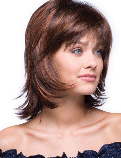 Каскадные прически на средние волосы Rene of Paris BAILEY Wig (With images) Long hair styles, Edgy long hair, Medium 