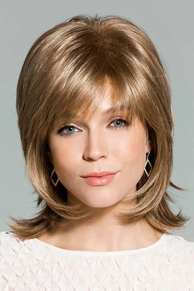 Каскадные стрижки на средние волосы для женщин Amazon.com: Rene Of Paris Wigs