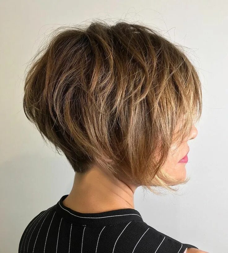 Каскадный боб фото 70 Short Choppy Hairstyles for Any Taste. Choppy Bob, Layers, Bangs