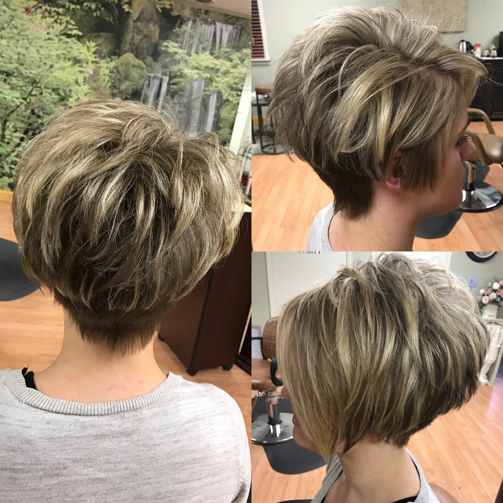 Каскадный боб на короткие волосы фото Pin by Heather Renee on Hair by Heather Short layered haircuts, Hair cuts for ov