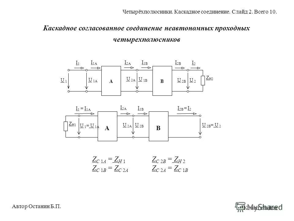 Каскадный способ соединения имс Каскадное Соединение Четырехполюсников - 80 фото