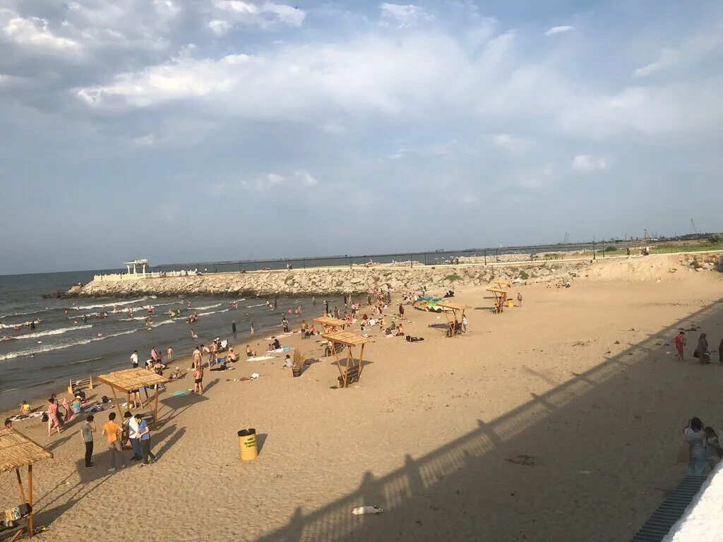 Каспийск море пляж фото Beach, beach, Republic of Daghestan, Kaspiysk - Yandex Maps