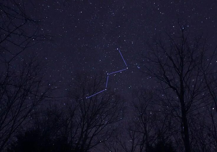 Кассиопея на небе фото Cassiopeia. From the Great Square of Pegasus, imagine a line upwards from the le