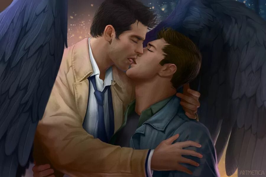 Кастиэль клуб романтики фото My Angel - Artmetica Destiel, Destiel fanart, Supernatural destiel