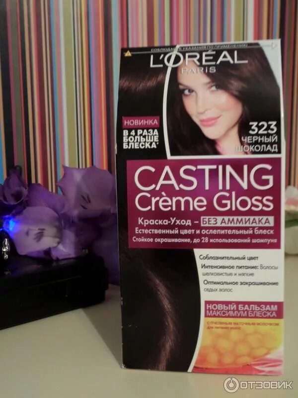 Кастинг краска шоколад фото Отзыв о Краска для волос L'Oreal Paris Casting Creme Gloss 503 "Шоколадная глазу