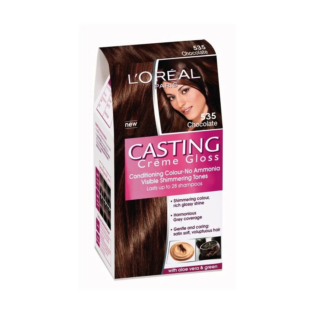 Кастинг краска шоколад фото L'Oreal Casting Creme Gloss 535 Chocolate