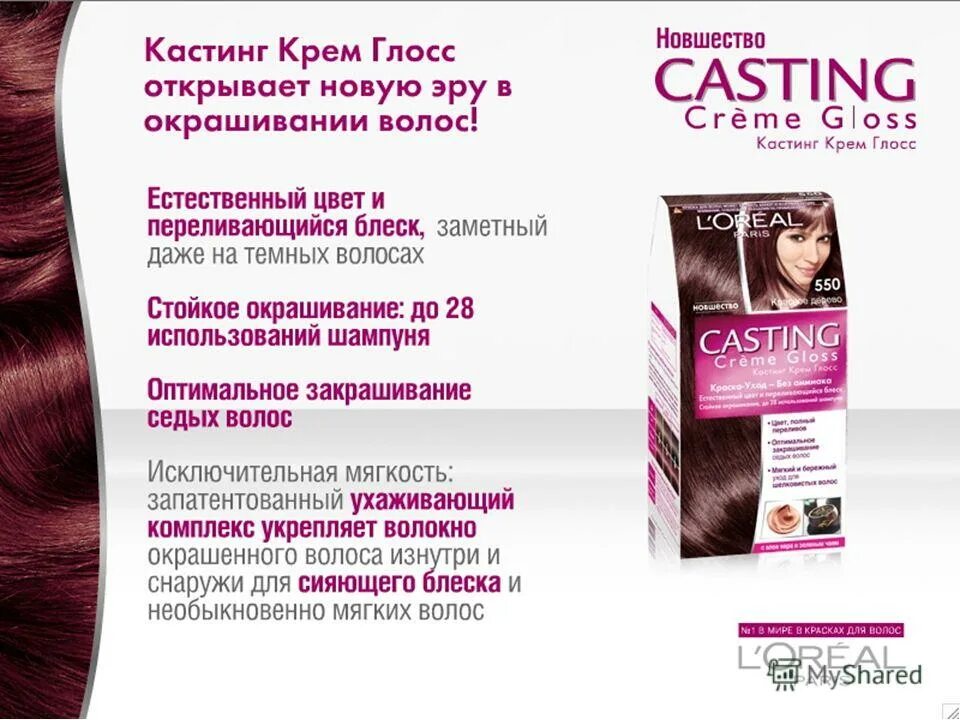 Кастинг крем глосс отзывы фото Loreal краска для волос casting creme gloss 262 черная смородина - журнал 13maly