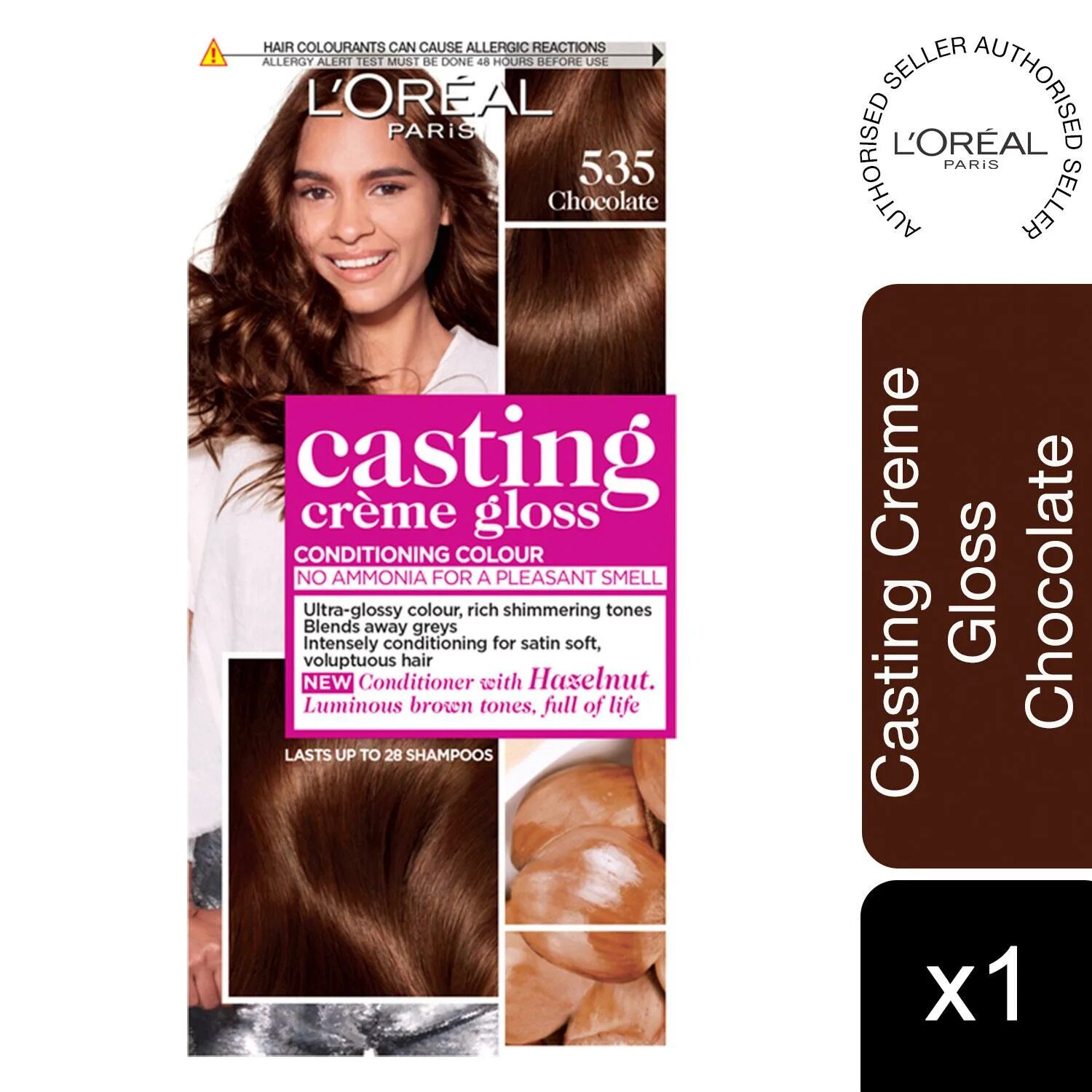 Кастинг шоколад фото L'Oreal Paris Casting Creme Gloss Semi-Permanent Hair Dye With No Ammonia, 1 Pk 