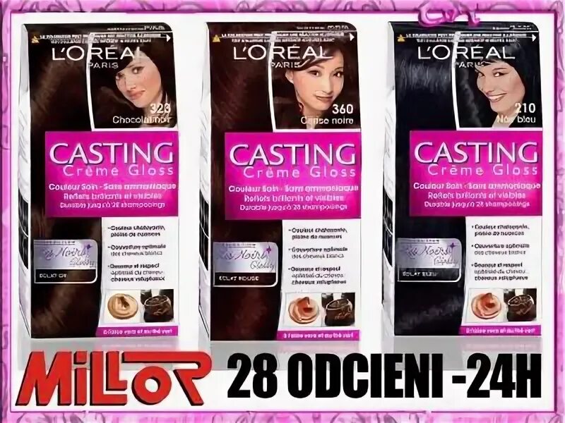 Кастинг темно фото Loreal Casting Creme Gloss farba 36 odcieni TANIO - 5401647902 - oficjalne archi