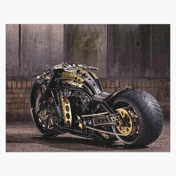 Кастомные мотоциклы фото "Smith Concepts' Bagged and Blown VROD" Jigsaw Puzzle by HoskingInd Redbubble