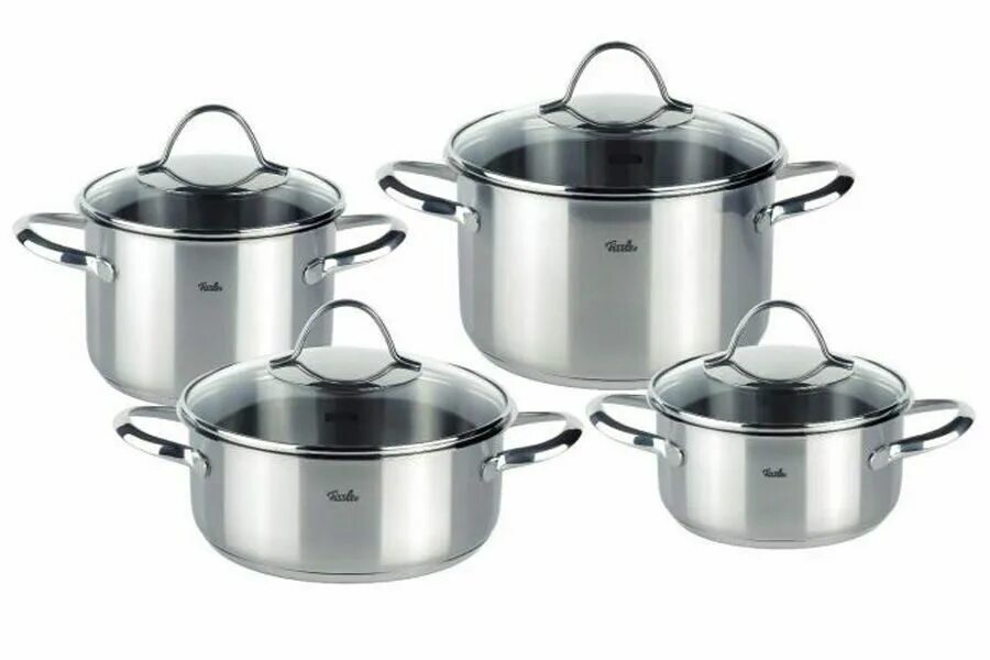 Кастрюли цены фото Купить Набор кастрюль Fissler, серия Paris, 4 пр. Fissler