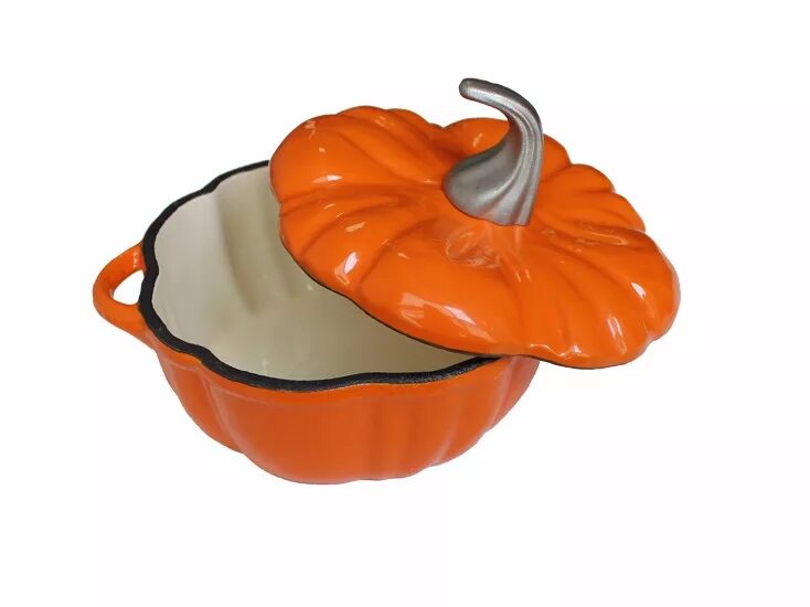 Кастрюли в виде тыквы фото Source geovein new design pumpkin shape high quality enamel cast iron casserole 