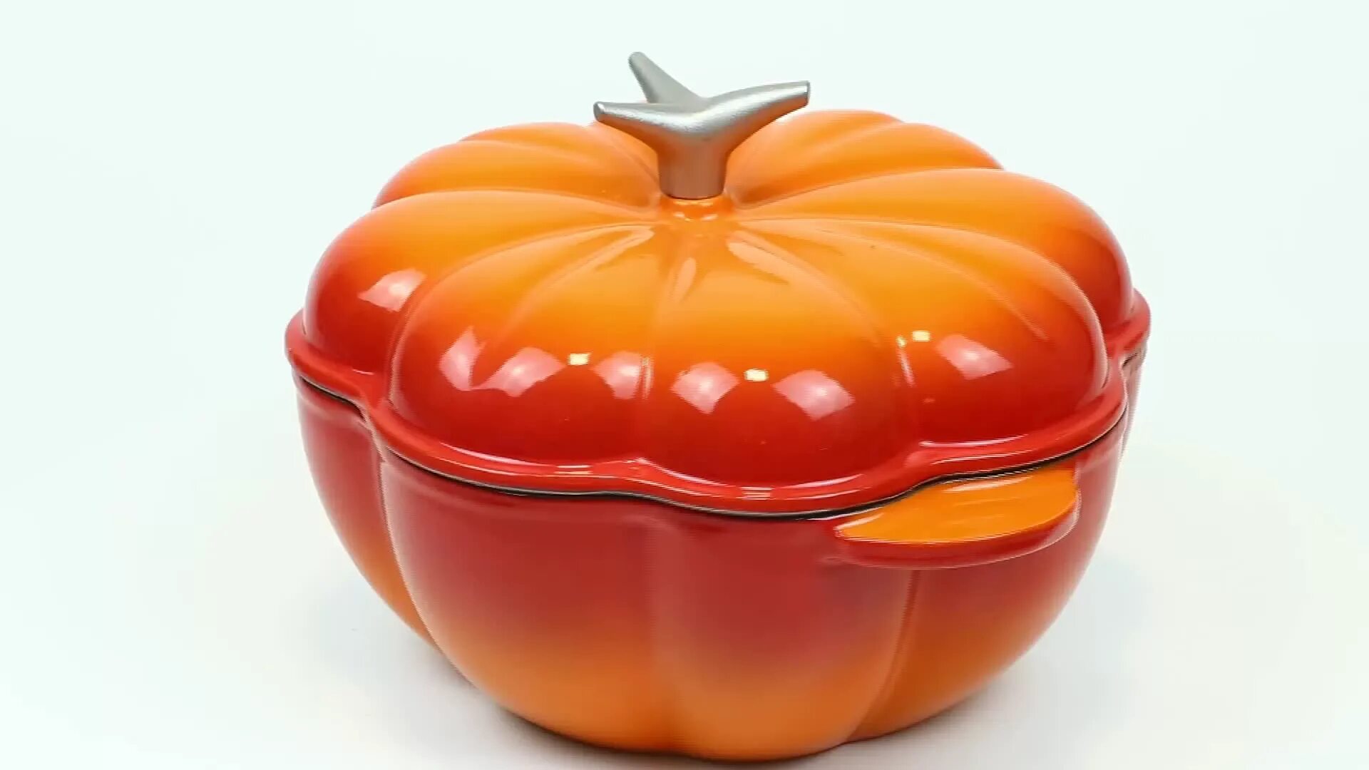 Кастрюли в виде тыквы фото Wholesale 24cm Orange Non Stick Soup Pot Dutch Oven Enamel Cast Iron Pumpkin Sha