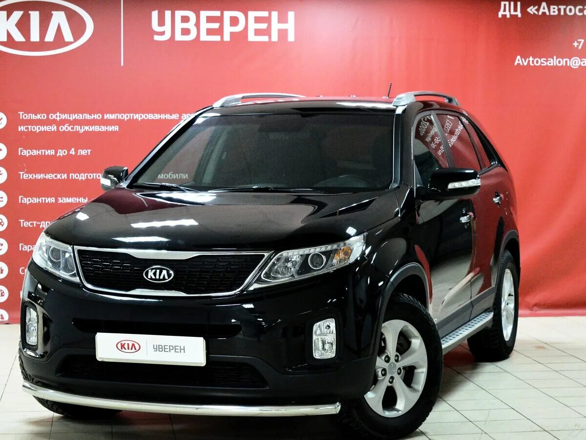 Каталог авто с пробегом цены фото Купить б/у Kia Sorento II Рестайлинг 2.4 AT (175 л.с.) 4WD бензин автомат в Орен