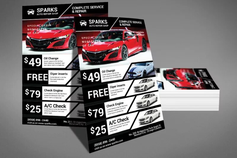 Каталог автомобиль фото Car Business Flyer By sanaimran TheHungryJPEG