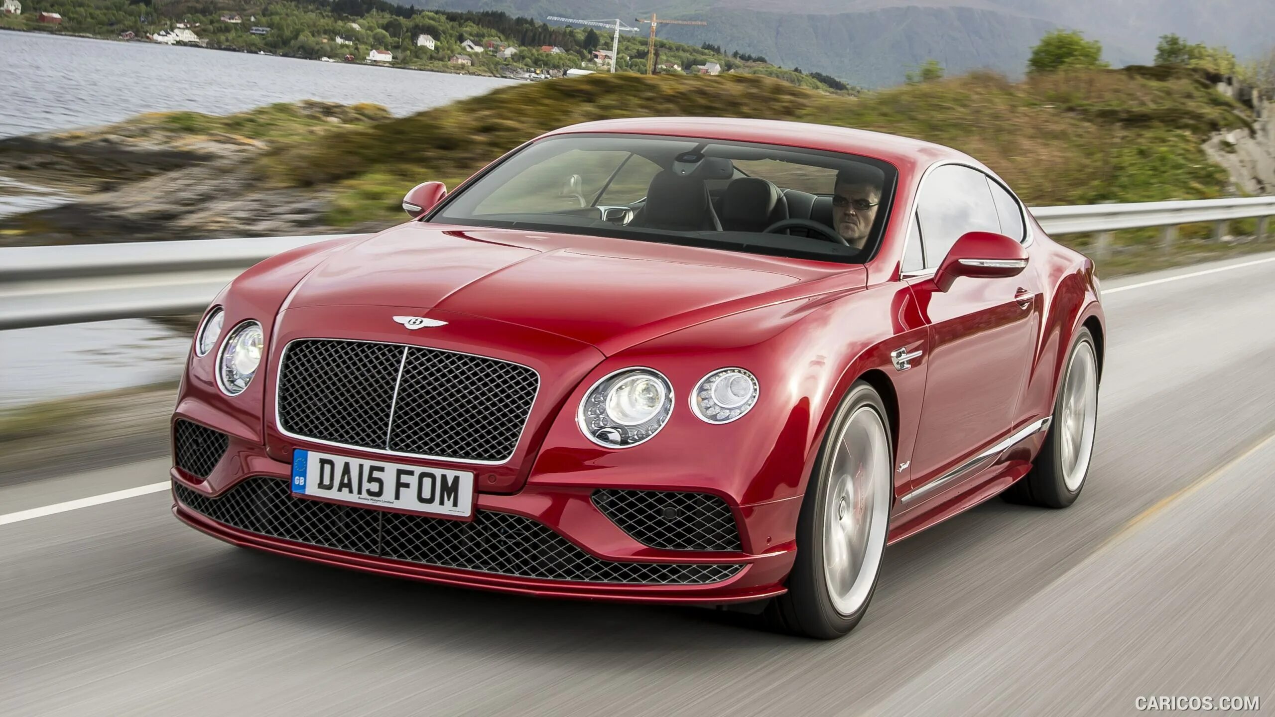 Каталог автомобиль фото 2016 Bentley Continental GT Speed Coupe (Candy Red) Front