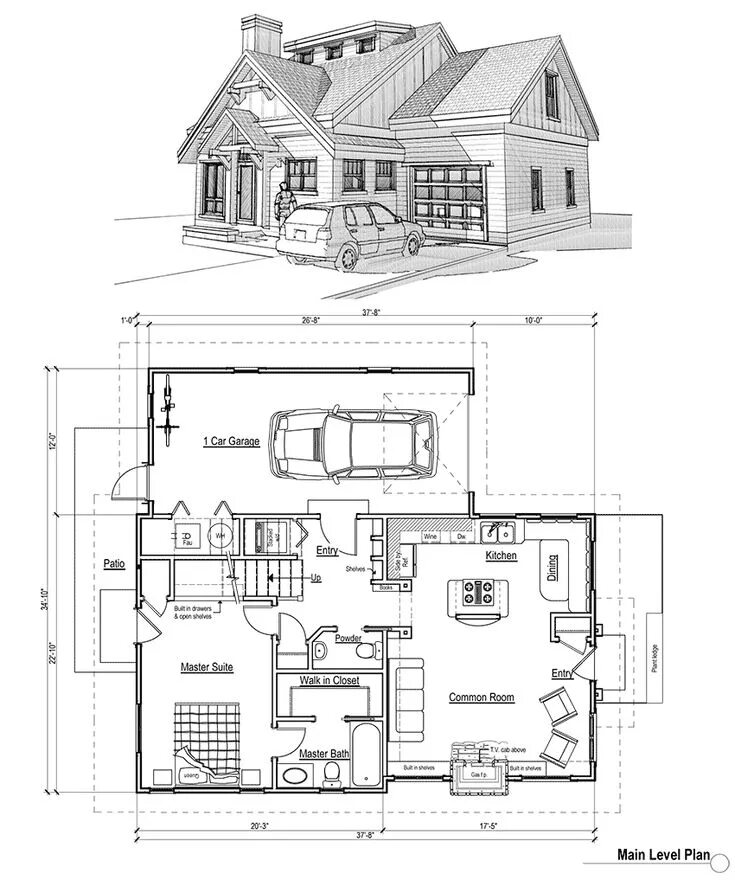 Каталог чертежей домов House Plans with Porches Floor Plans by Max Fulbright Designs House plans with p