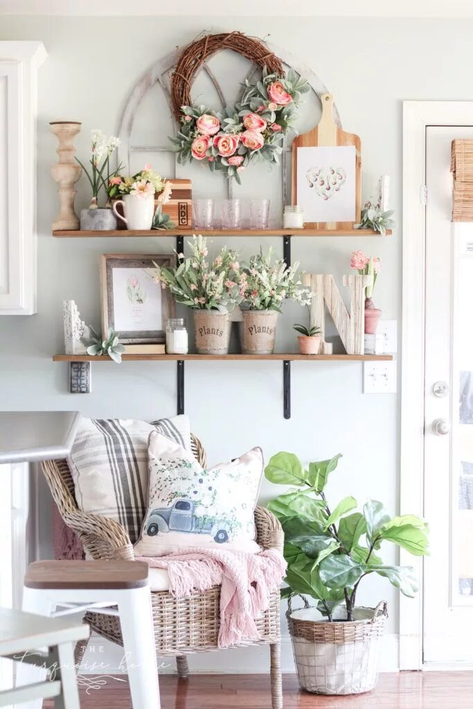 Каталог декора для дома A Flower Shop Spring Home Tour Easy home decor, Spring home decor, Home decor ti