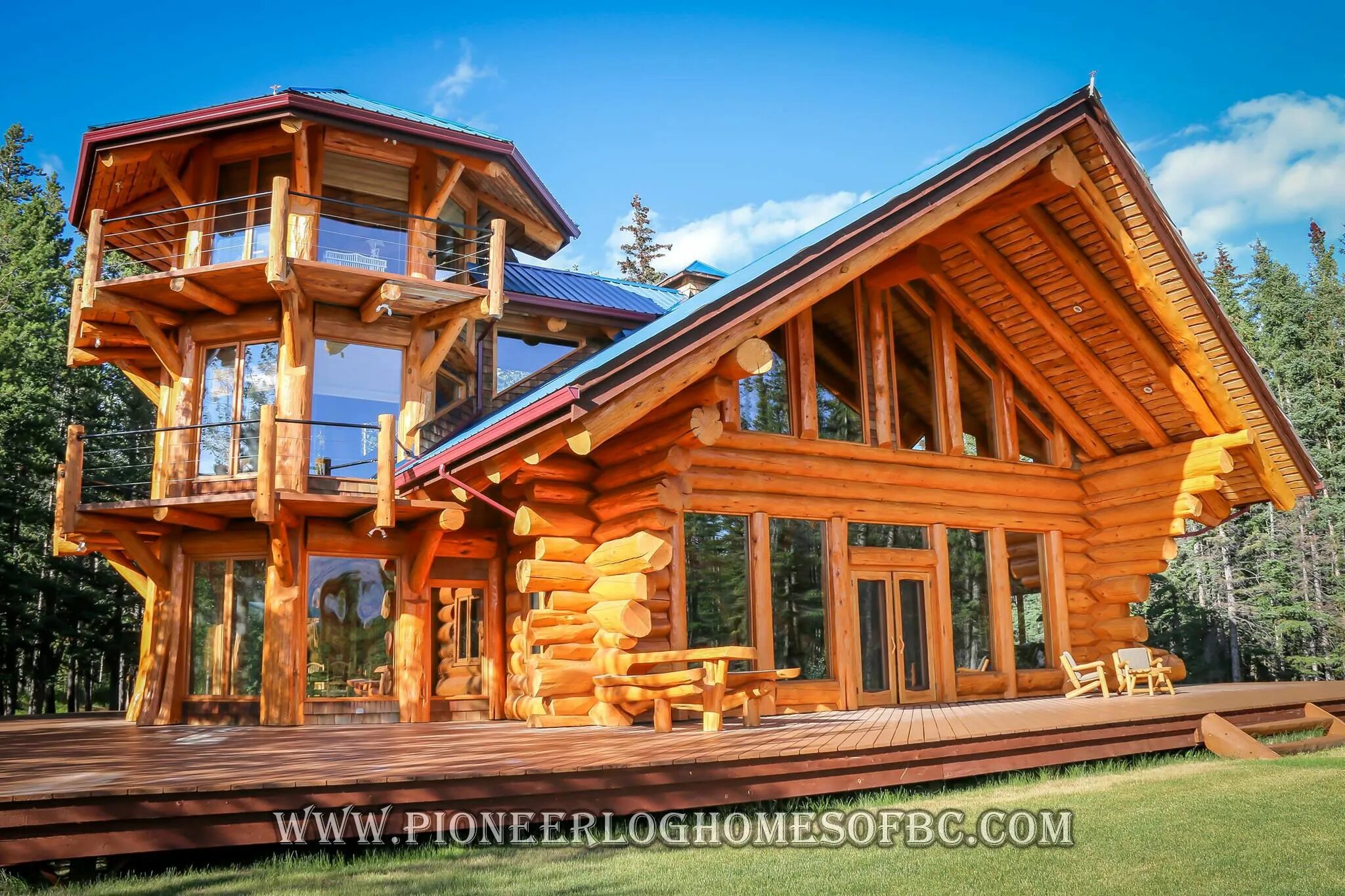 Каталог деревянных домов фото Custom Log Homes Picture Gallery Log Cabin Homes Pictures BC, Canada Log homes e